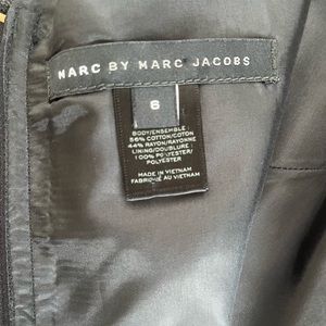 Marc Jacobs Dress 6 Black Sleeveless pockets